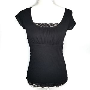 Black Lacey Blouse